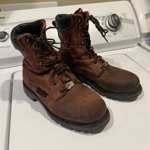 Redwing leather work boots